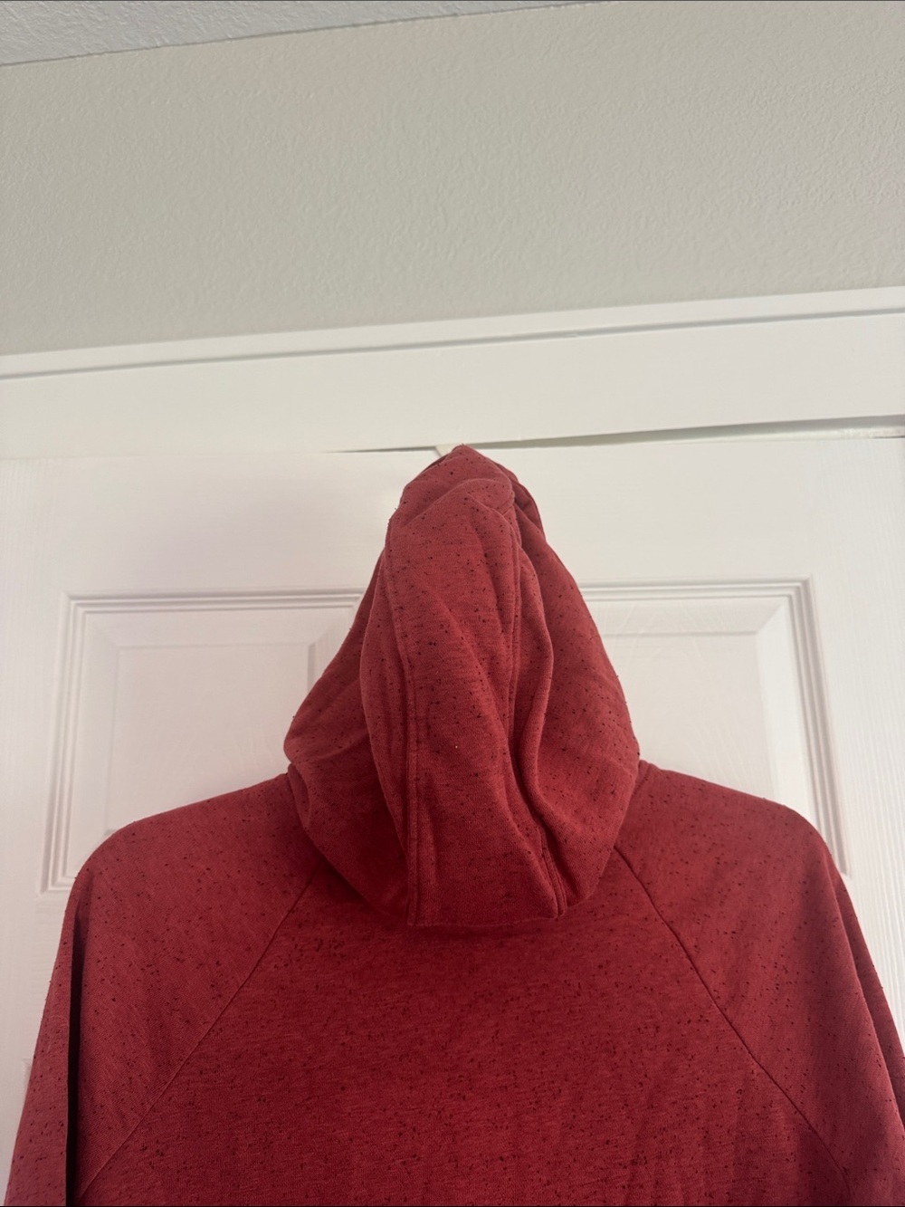 Under Armour Men’s Red Pullover Style Hoodie with Black Logo - Picture 9 of 10